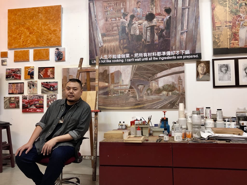 当蓝丝藏家买下黄丝作品——专访香港艺术家周俊辉– Wainao