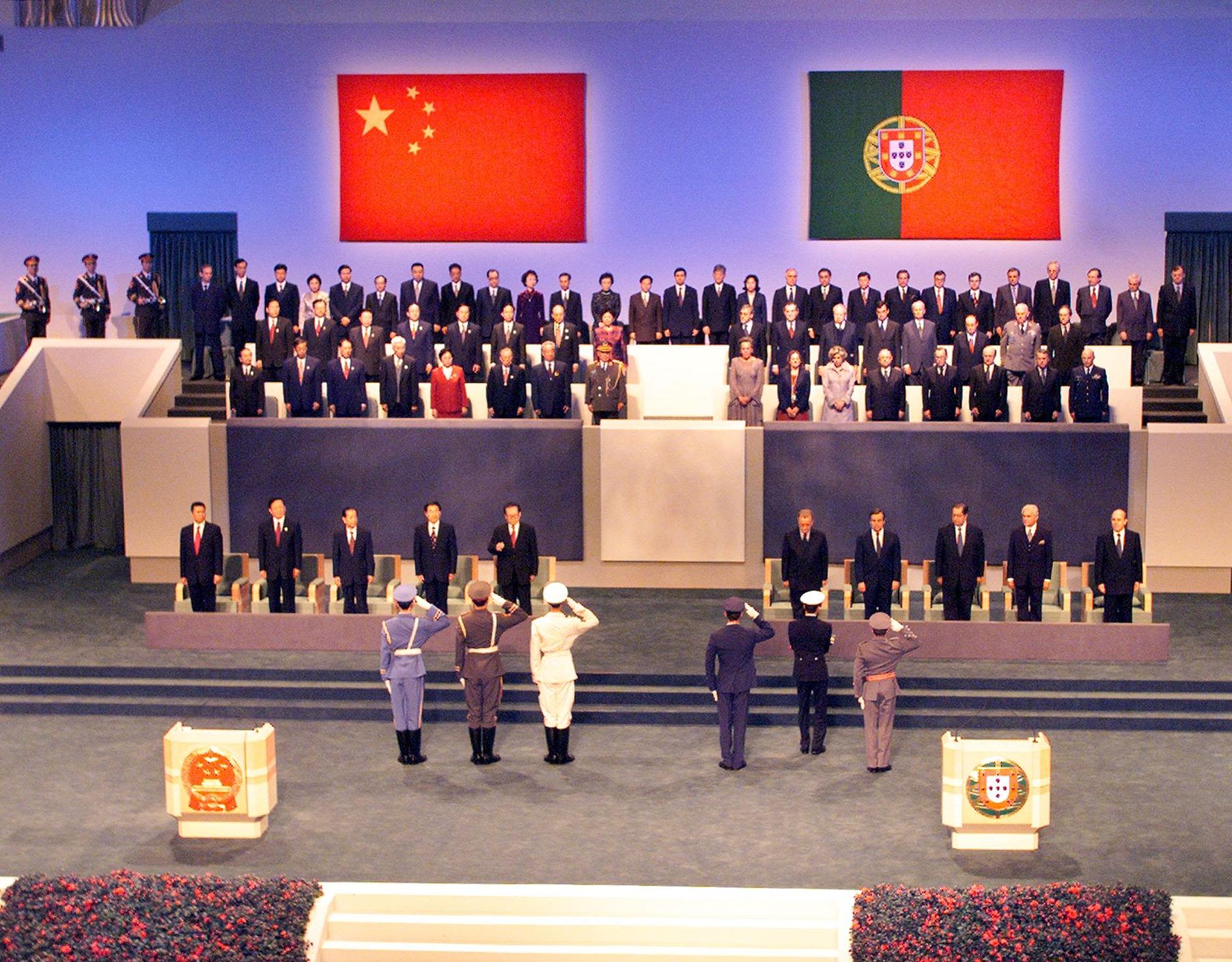 1999年澳门回归（图：AFP）