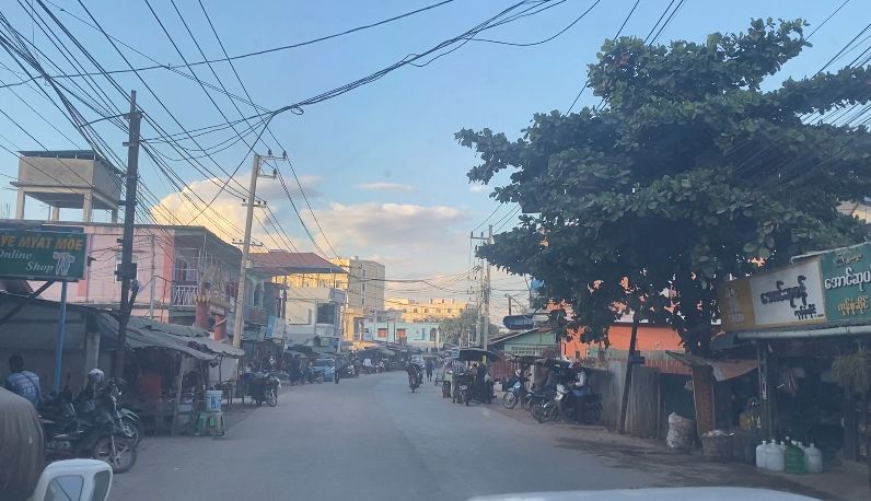 妙瓦底大街（攝：霍北雄）