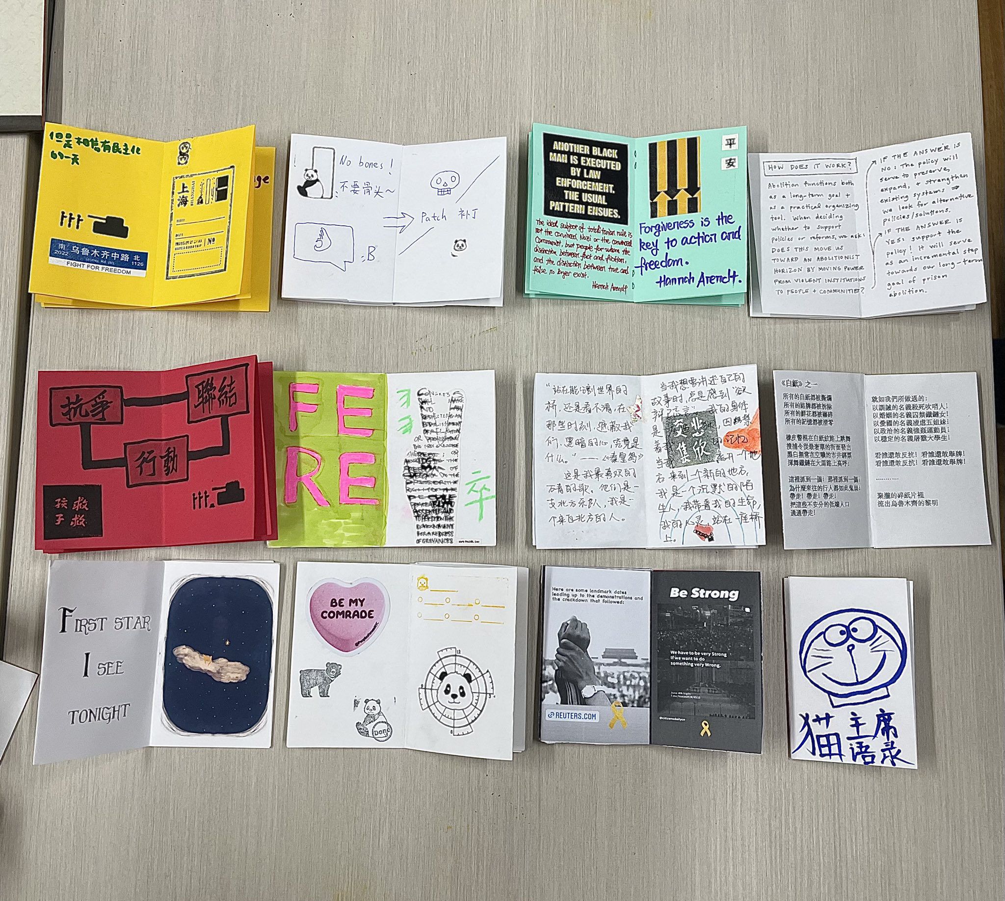 记纽约的一个手工书工作坊：分享被审查的记忆，但不止于此– Wainao