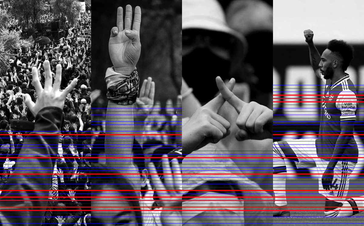图片故事：世界各地示威者的各种抗争手势都意味着什么？ – Wainao