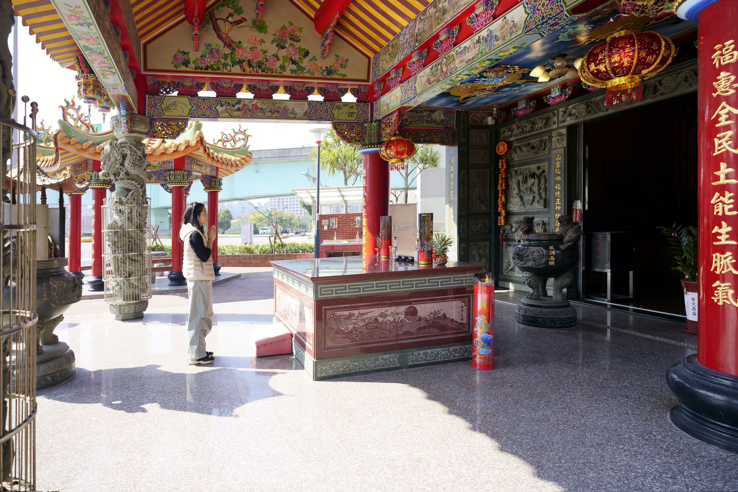 作者拜家附近的土地庙（作者提供）