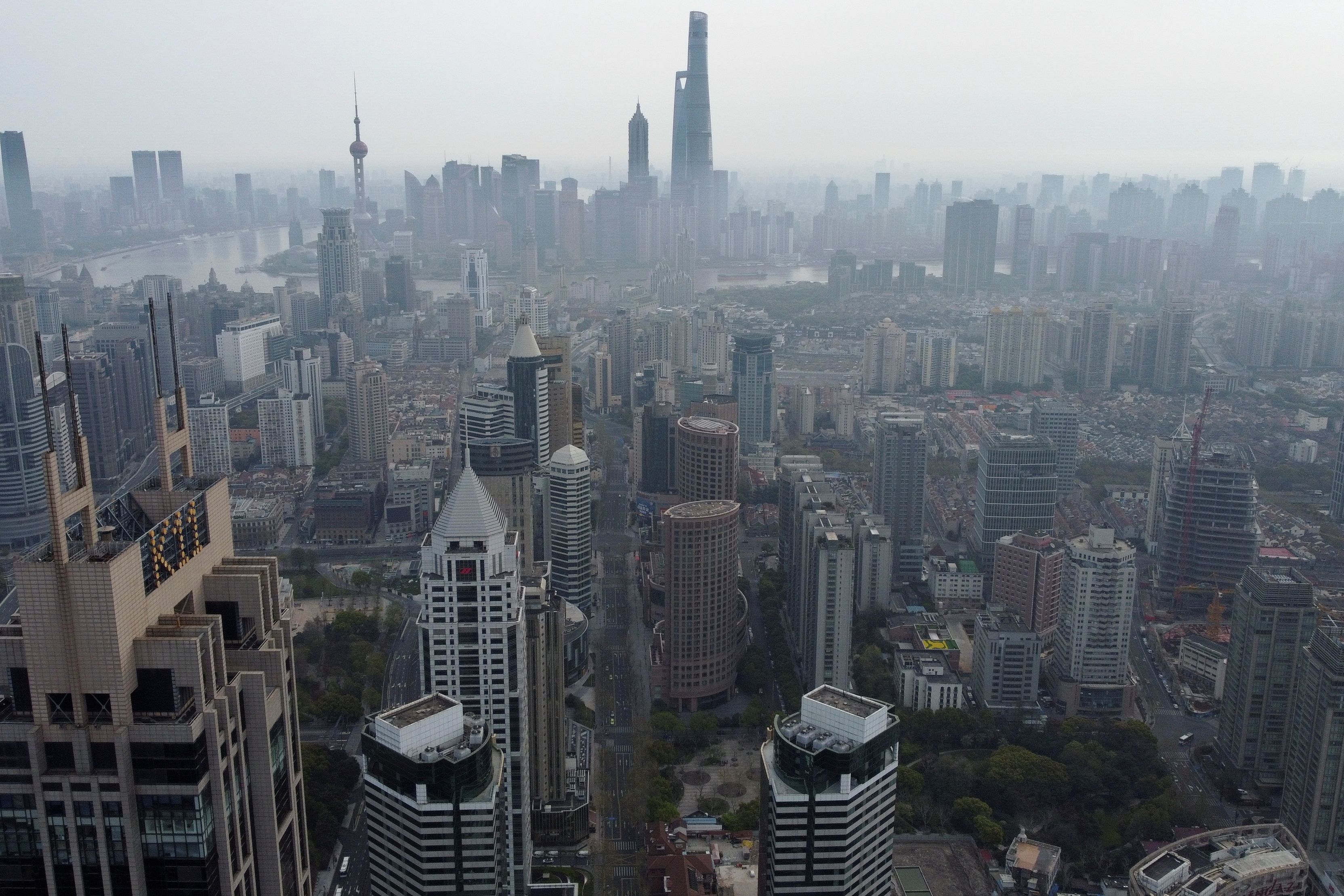 3 月 30日，封城中的上海浦东