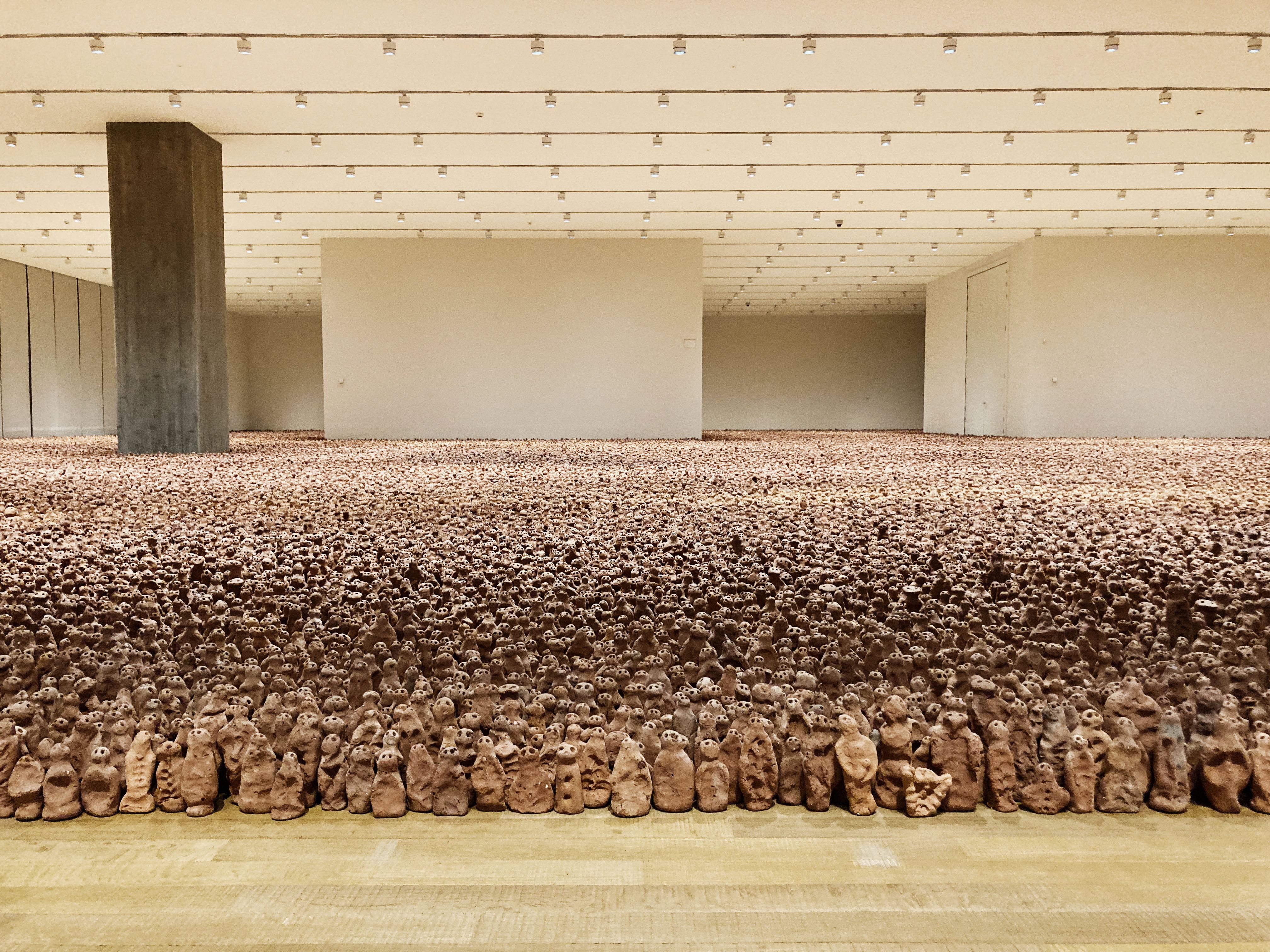 《安東尼．葛姆雷：亞洲土地》（2003）（作者攝）