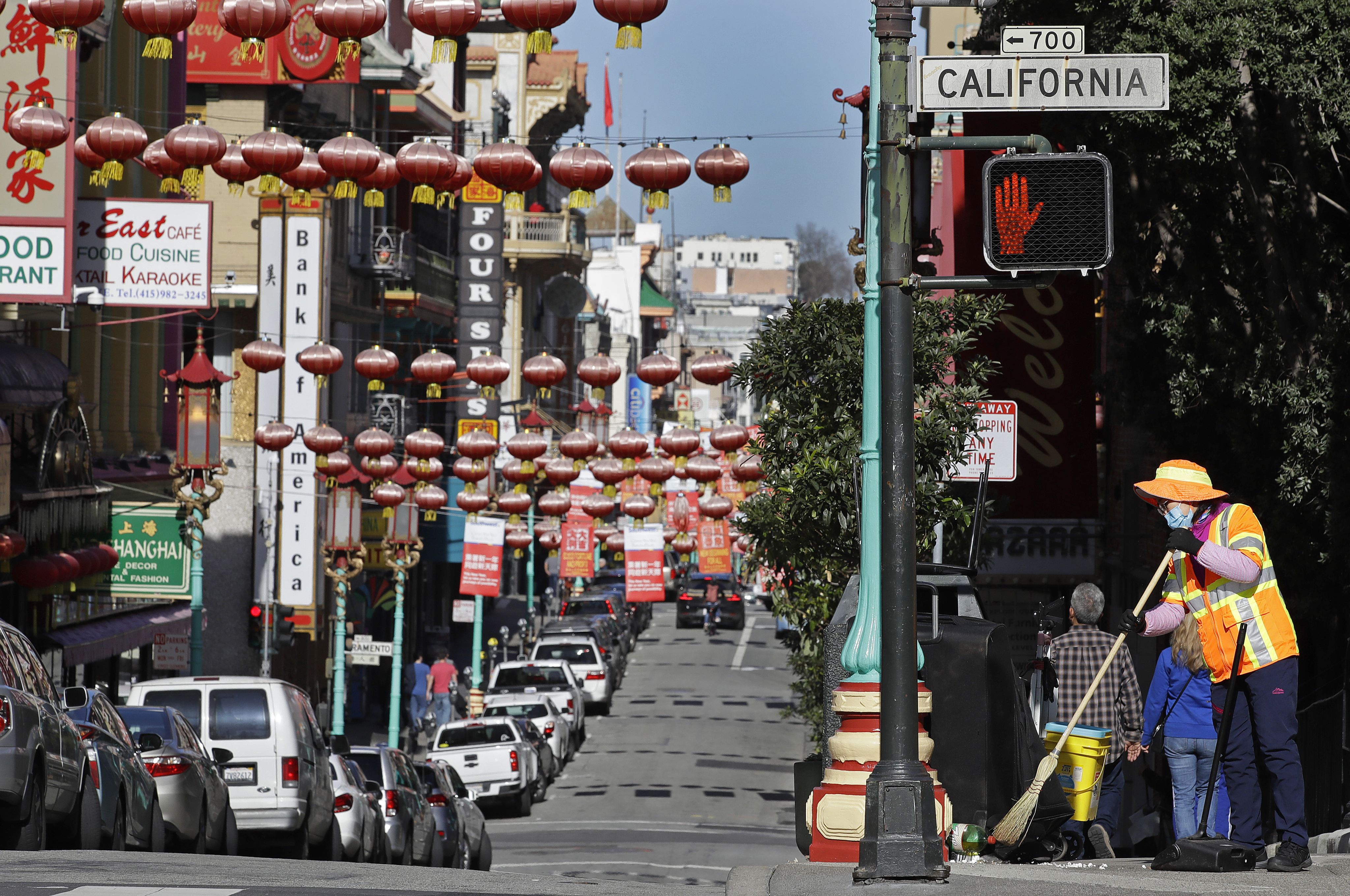 San Francisco Chinatown on Jan 31, 2020. (AP / Ben Margot)