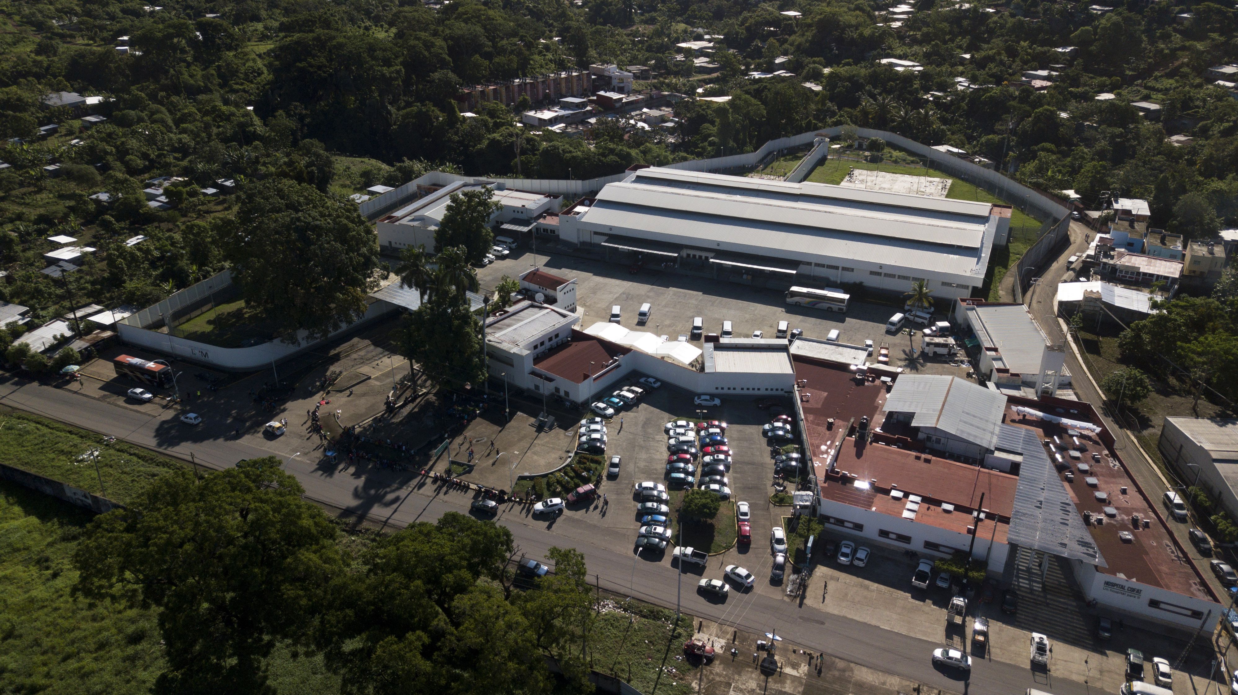 The Siglo XXI immigration detention center located in the city of Tapachula in southeastern Mexico.
