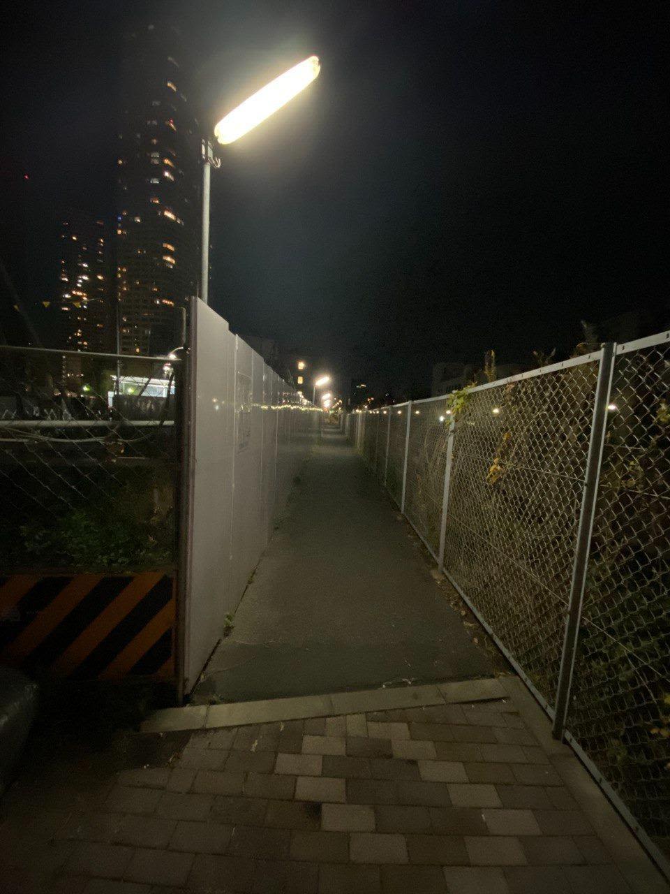 这是一条林森经常经过的小路，对她来说，每一盏路灯就是一个deadline，她就这么在黑暗中一点点摸索前行