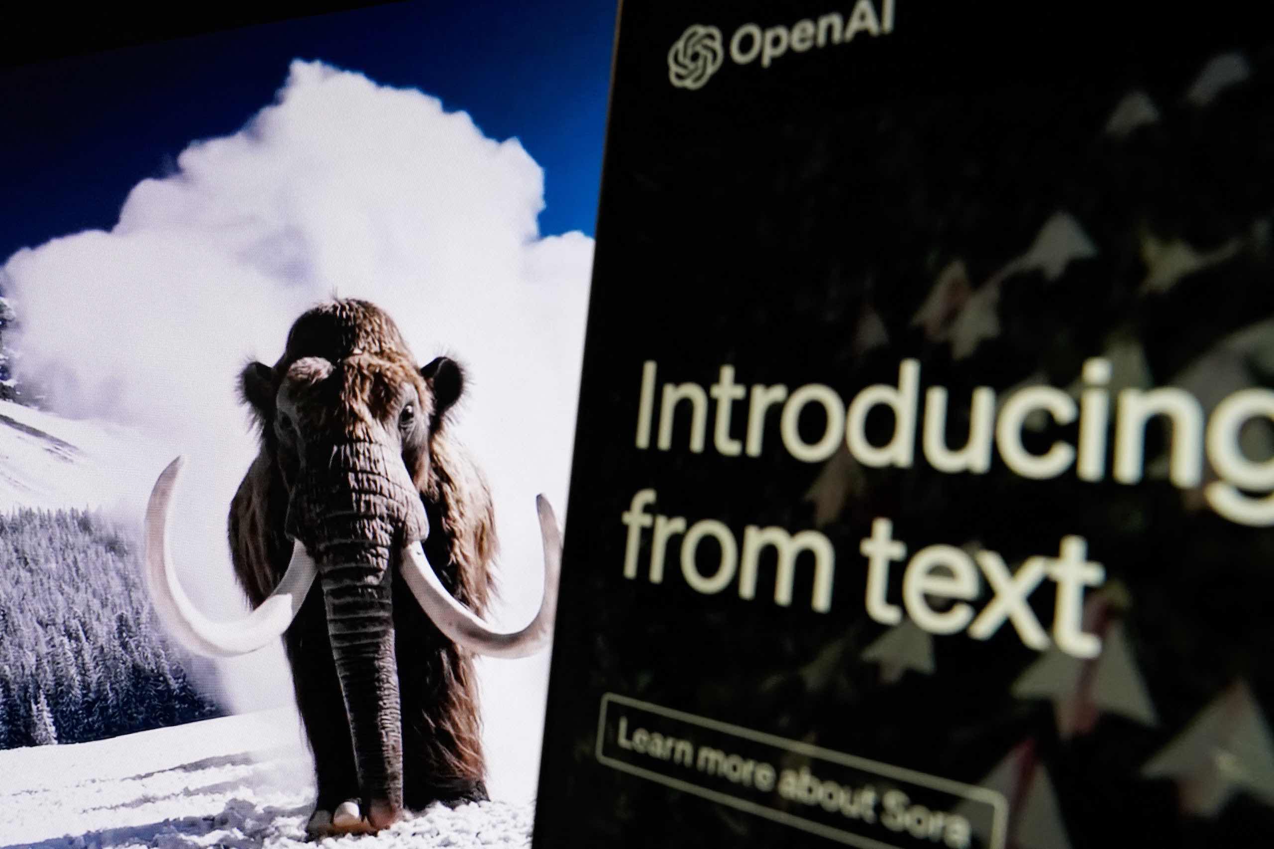 美国人工智能研究公司OpenAI发布的首个影片生成模型Sora