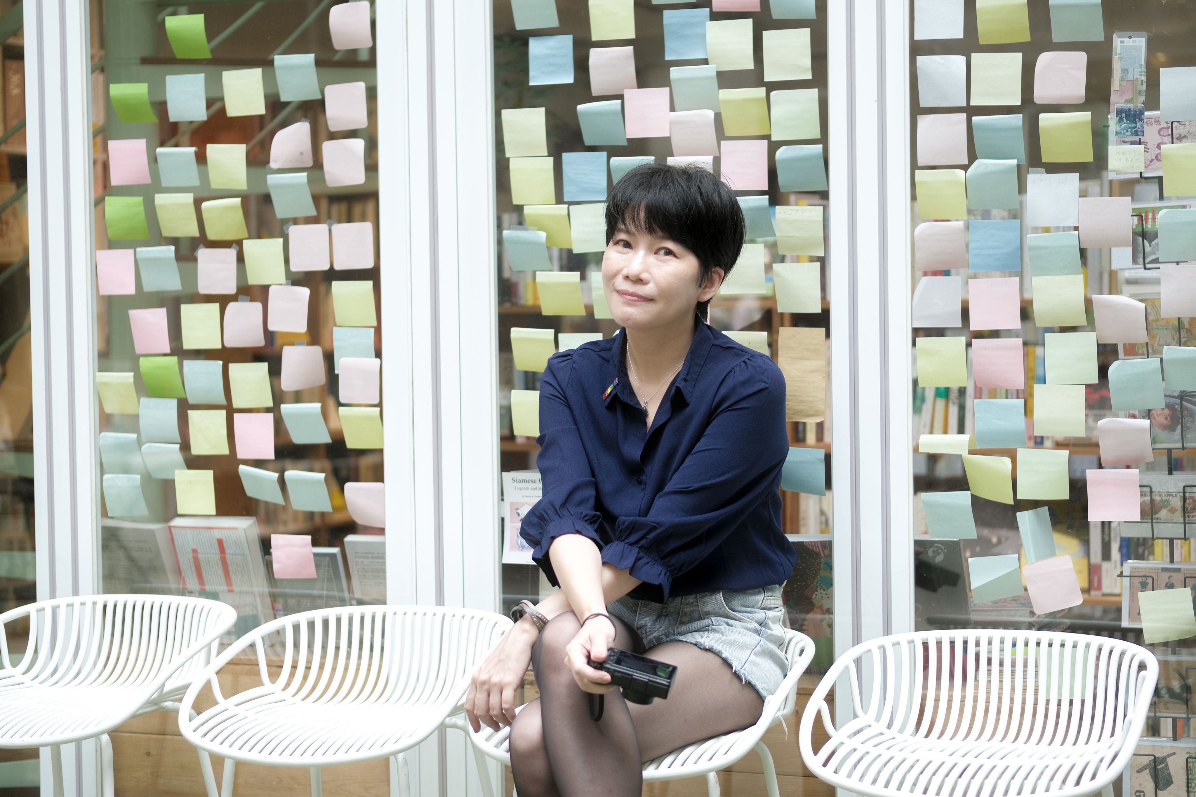 小说家刘芷妤（摄影／黄雅群）